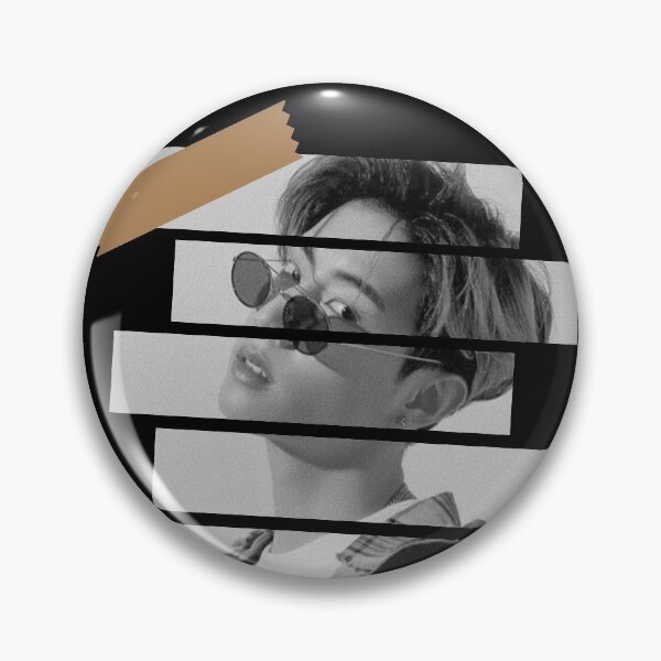 Item preview, Mark Tuan GOT 7 Mark Korean Kpop Monochrome Stripe Design designed and sold by Piosenka Art.