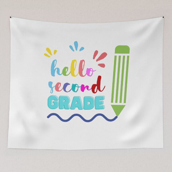 Item preview, Hello second grade kids and baby, back to school gift 2021 designed and sold by TopVision.