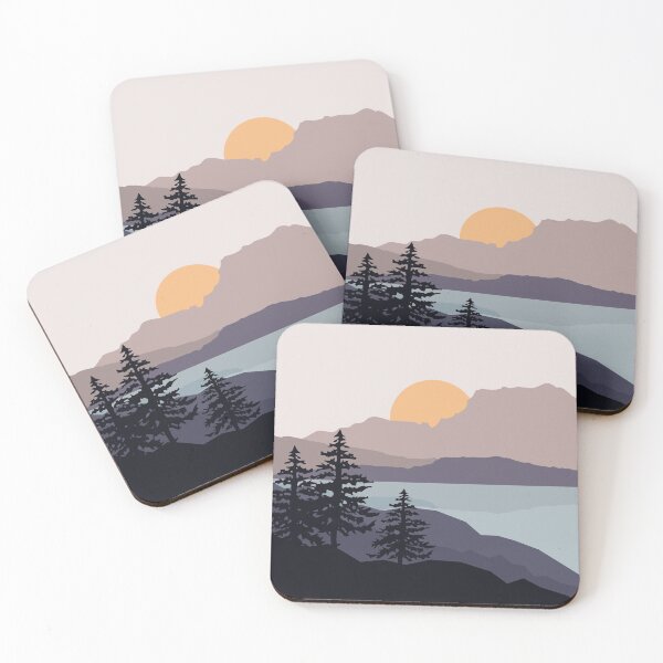 Item preview, Mountain lake sunrise designed and sold by BattaAnastasia.