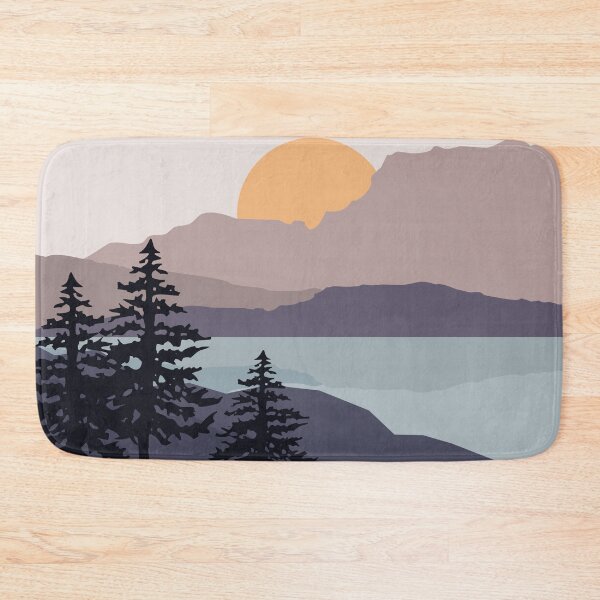 Item preview, Mountain lake sunrise designed and sold by BattaAnastasia.