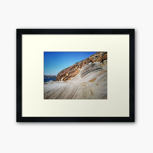 rock Framed Art Print