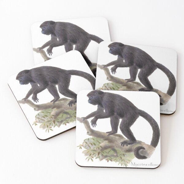Item preview, Black howler monkey (Mycetes villosus) designed and sold by Ecologos.