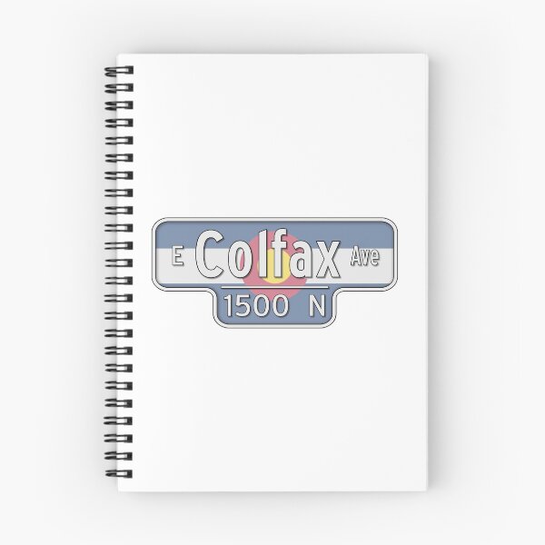Item preview, East Colfax Ave Street Sign - Colorado State Flag designed and sold by RonTo.