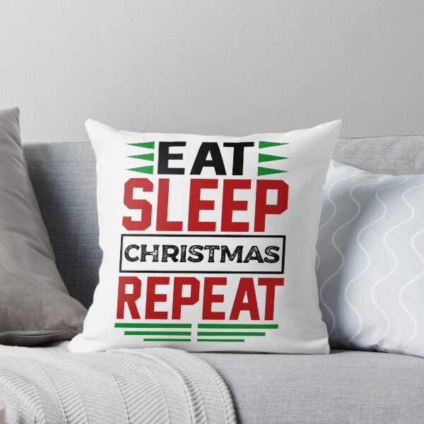 Item preview, Eat. Sleep. Christmas. Repeat. (Light) designed and sold by the-krisney-way.