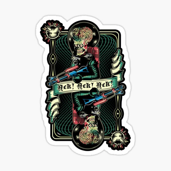 We Come in Peace Sticker