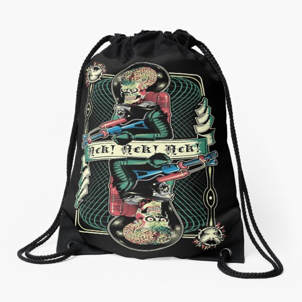 We Come in Peace Drawstring Bag