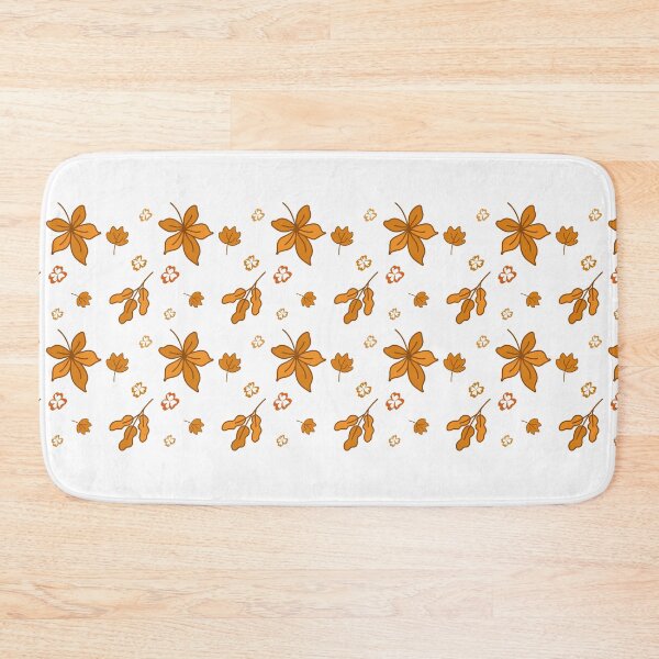 Item preview, Autumn leaves pattern designed and sold by ns-dot-design.
