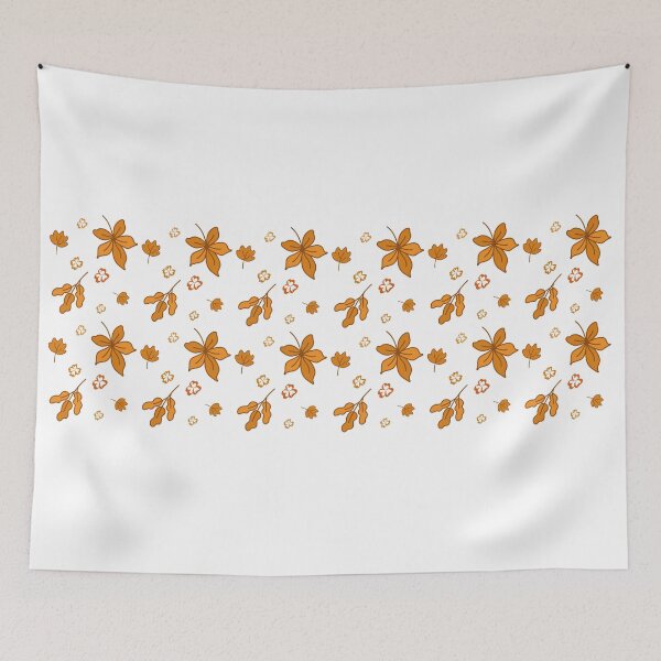 Item preview, Autumn leaves pattern designed and sold by ns-dot-design.