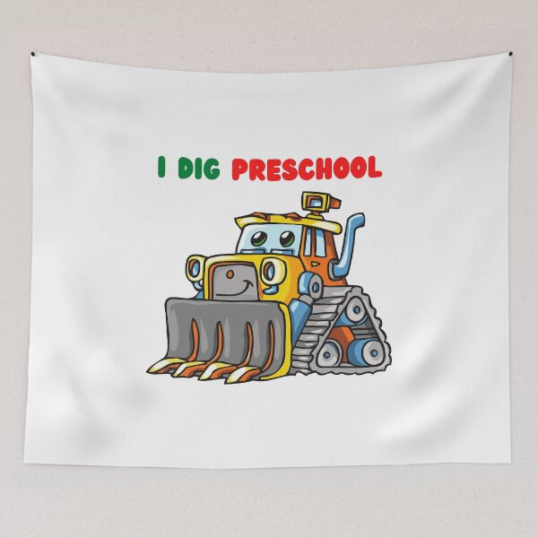 Item preview, I Dig Preschool designed and sold by Chanchane Store.