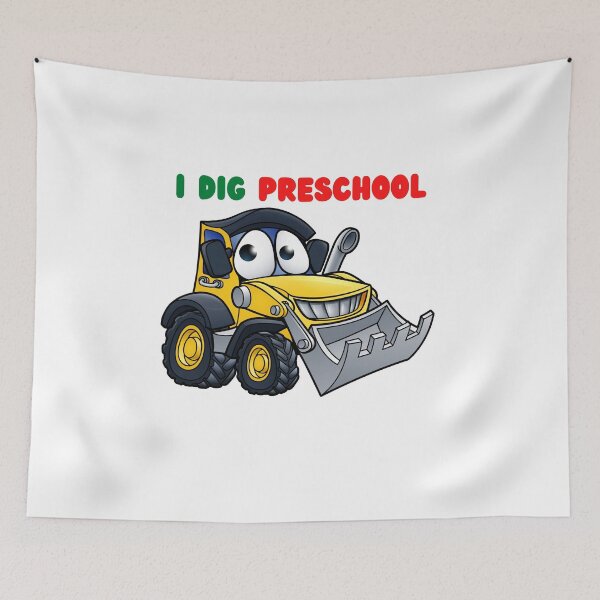 Item preview, I Dig Preschool designed and sold by Chanchane Store.