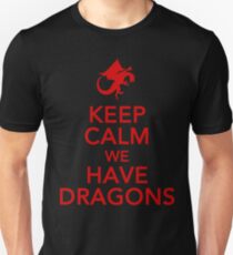 Keep Calm We Have Dragons Unisex T-Shirt
