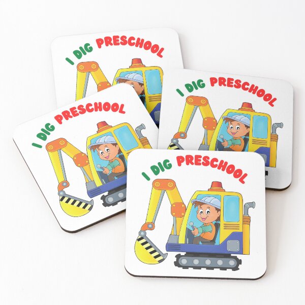 Item preview, I Dig Preschool designed and sold by Chanchane Store.