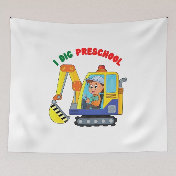 Item preview, I Dig Preschool designed and sold by Chanchane Store.
