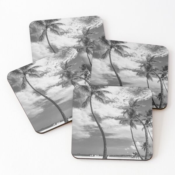 Item preview, Black and white summer palms designed and sold by Be-lie-ve.