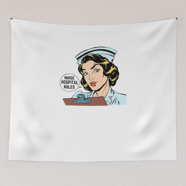 Item preview, Nurse Hospital Rules designed and sold by Hartics.