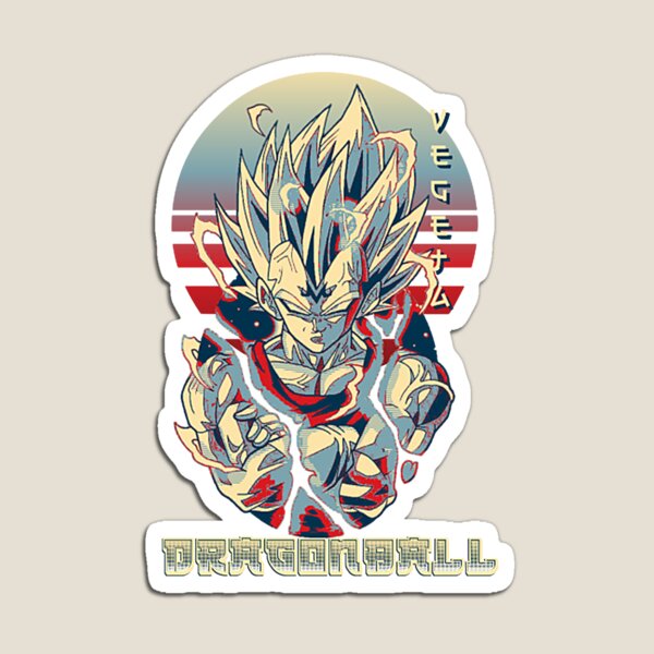 SSJ Vegeta Magnet for Sale by jixelpatterns