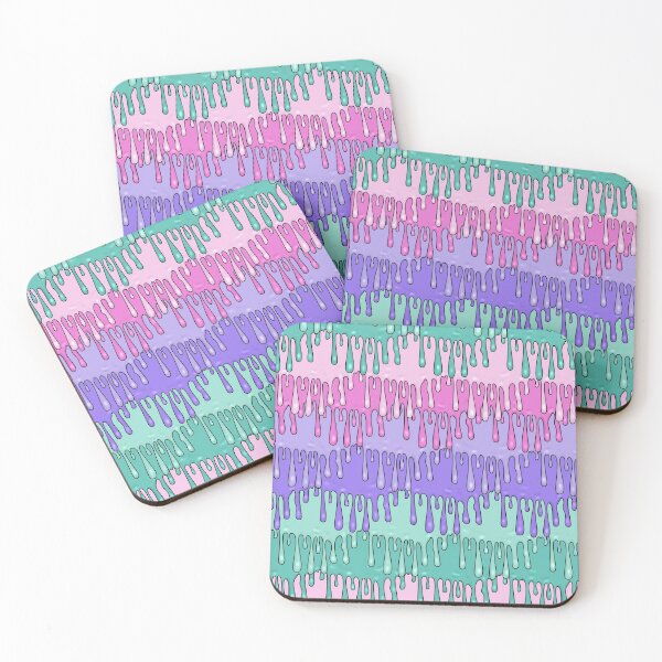 Item preview, Pastel goth paint drips pattern designed and sold by GCarradice.
