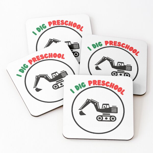 Item preview, I Dig Preschool designed and sold by Chanchane Store.