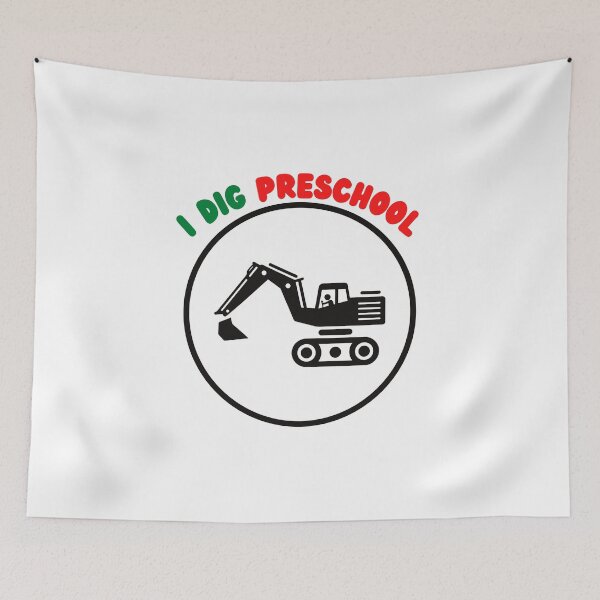 Item preview, I Dig Preschool designed and sold by Chanchane Store.