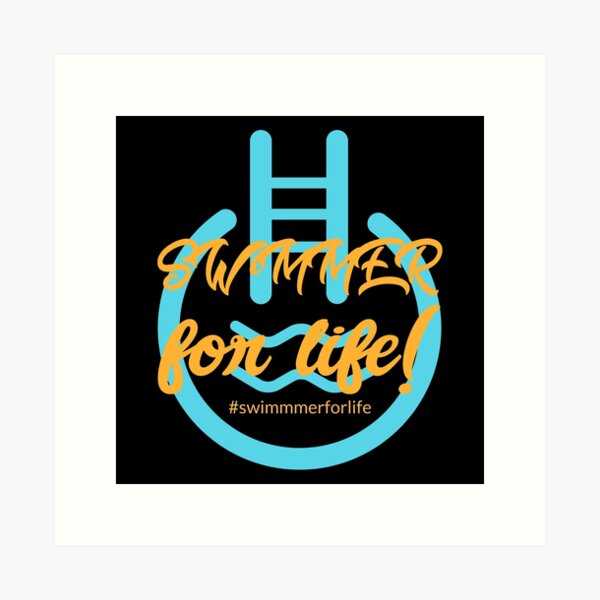 Item preview, Swimmer for life! swimming, swimdesign, i love swimming! Swimming is my life. designed and sold by Zwembad Vergelijker.