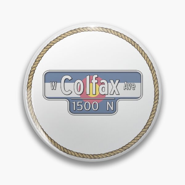 Item preview, West Colfax Ave Street Sign - Colorado State Flag designed and sold by RonTo.