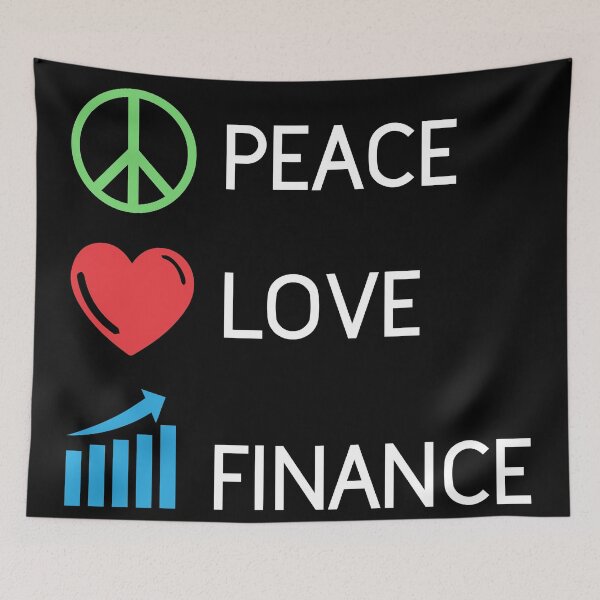 Item preview, Peace Love Finance designed and sold by Ximares.