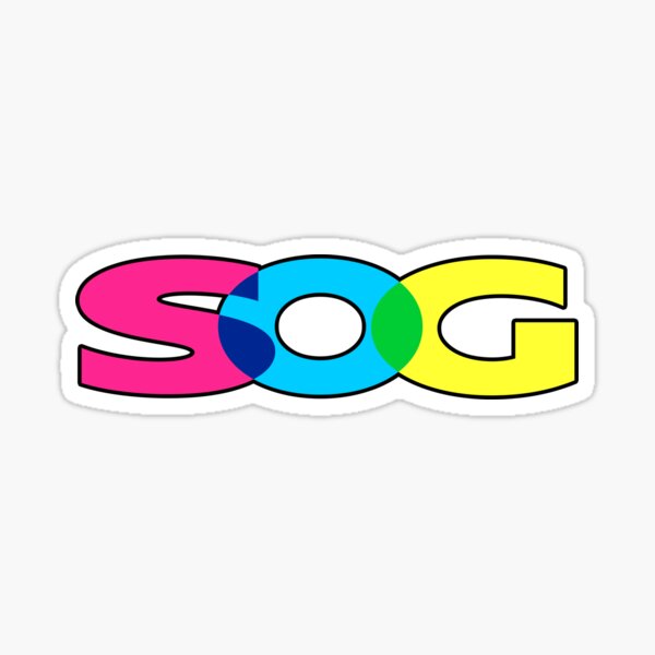 SOG In 3 Colors Sticker