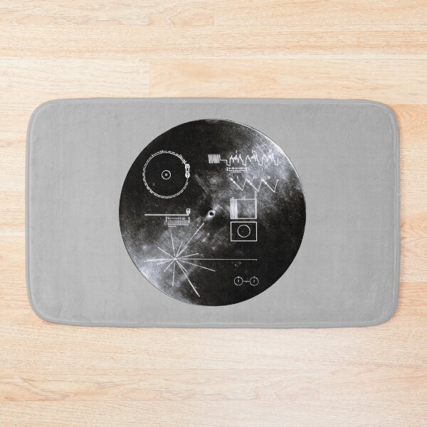 Item preview, The Voyager Golden Record - black and white designed and sold by trendistudio.