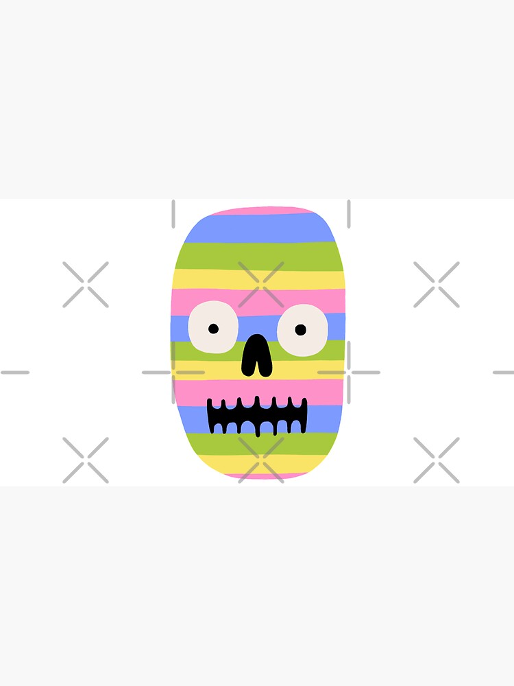 Rainbow Skull by jackteagle