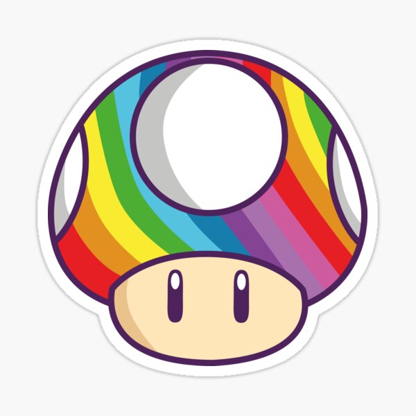 Rainbow shroom Sticker