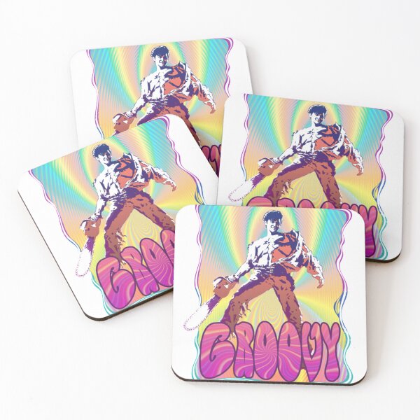 Item preview, Evil Dead Ash Williams Groovy designed and sold by Nfiniti92.