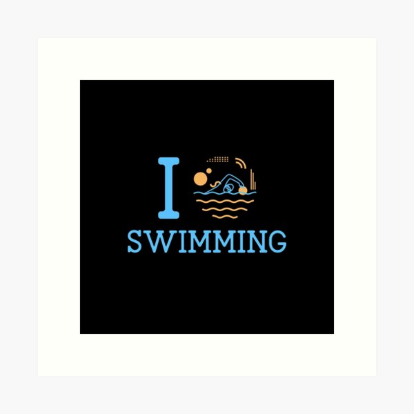 Item preview, I Love Swimming, swimdesign, i love swimming! Swimming is my life. designed and sold by Zwembad Vergelijker.