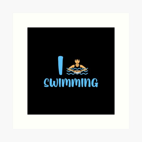 Item preview, I Love Swimming, swimdesign, i love swimming! Swimming is my life. designed and sold by Zwembad Vergelijker.