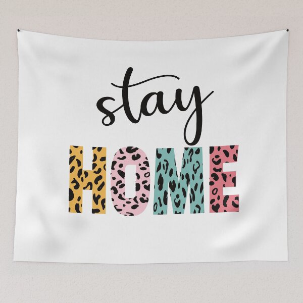 Item preview, STAY HOME  coronavirus  facemask, cool, covid19, stay at home,  designed and sold by Queengood.