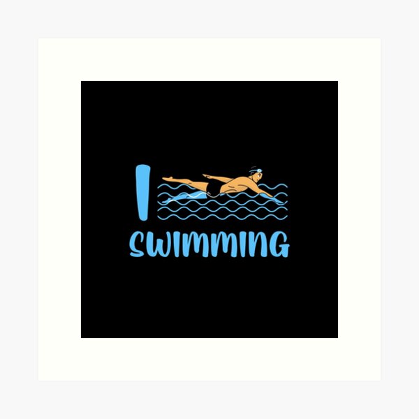 Item preview, I Love Swimming, swimdesign, i love swimming! Swimming is my life. designed and sold by Zwembad Vergelijker.