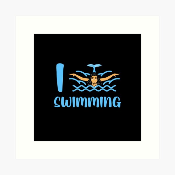 Item preview, I Love Swimming, swimdesign, i love swimming! Swimming is my life. designed and sold by Zwembad Vergelijker.