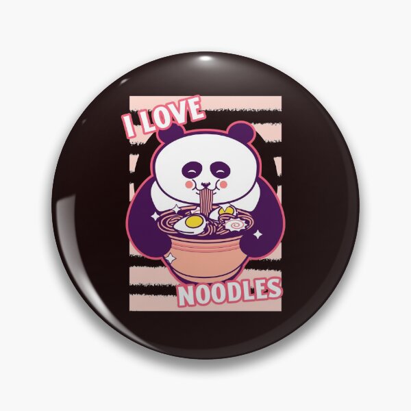 Item preview, I Love noodles Ramen  / Kawaii food and panda designed and sold by DomZo.