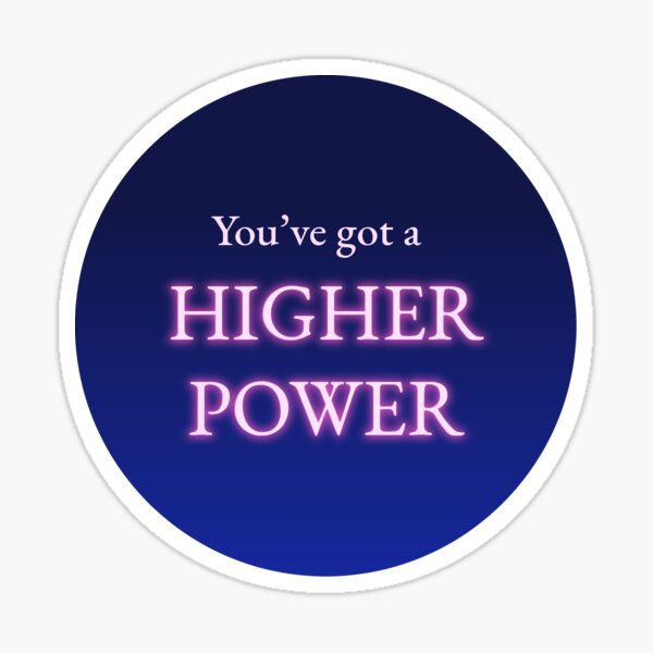 Higher Power Coldplay Lyrics Sticker