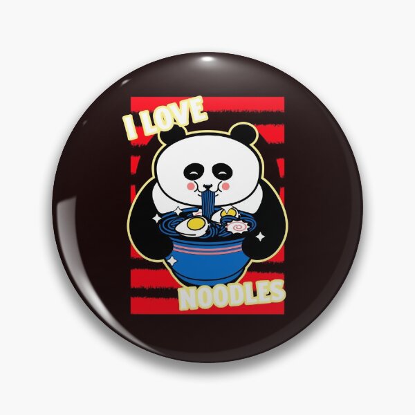 Item preview, I Love noodles Ramen  / Kawaii food and panda designed and sold by DomZo.