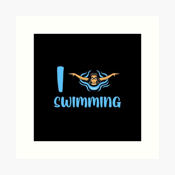 Item preview, I Love Swimming, swimdesign, i love swimming! Swimming is my life. designed and sold by Zwembad Vergelijker.