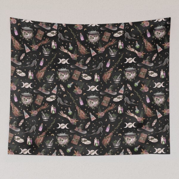 Item preview, Woodland witch pattern designed and sold by GCarradice.