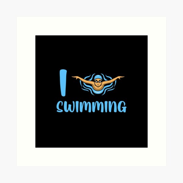 Item preview, I Love Swimming, swimdesign, i love swimming! Swimming is my life. designed and sold by Zwembad Vergelijker.