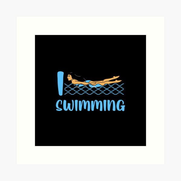 Item preview, I Love Swimming, swimdesign, i love swimming! Swimming is my life. designed and sold by Zwembad Vergelijker.