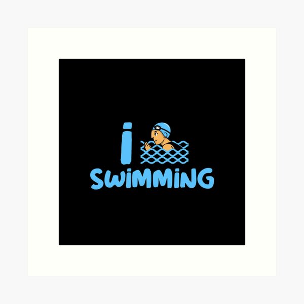 Item preview, I Love Swimming, swimdesign, i love swimming! Swimming is my life. designed and sold by Zwembad Vergelijker.