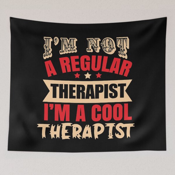Item preview, I'm Not A Regular Therapist, I'm A Cool Therapist (Dark) designed and sold by the-krisney-way.