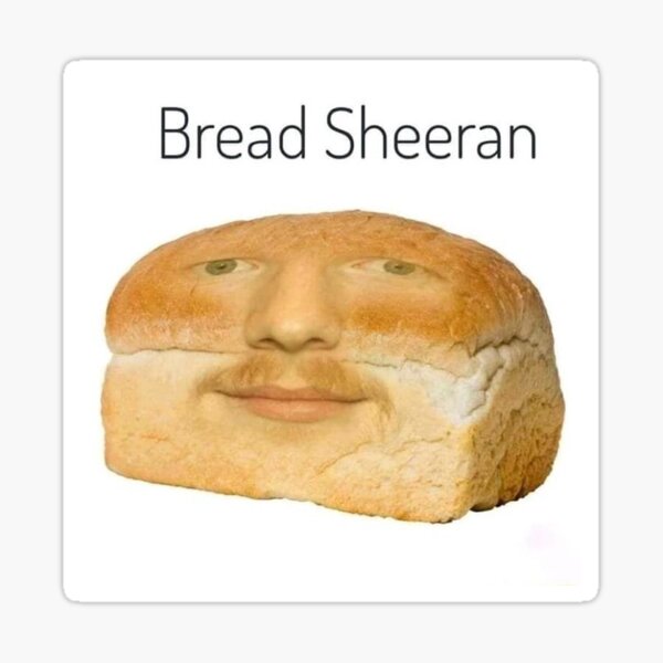 bread sheeran Sticker