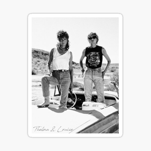 Thelma and Louise sticker - Peepa's