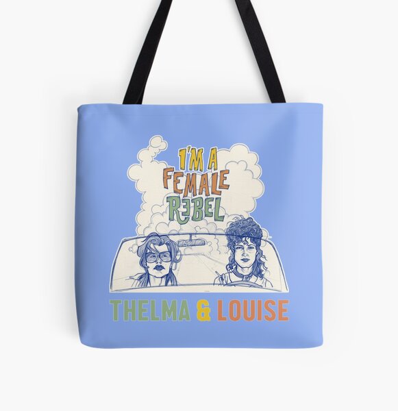 Thelma & Louise Live Forever pin-up Tote Bag