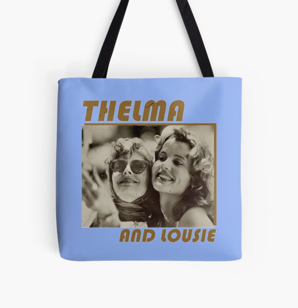 100% Organic Cotton Fabric Bag With a Thelma and Louise Design 