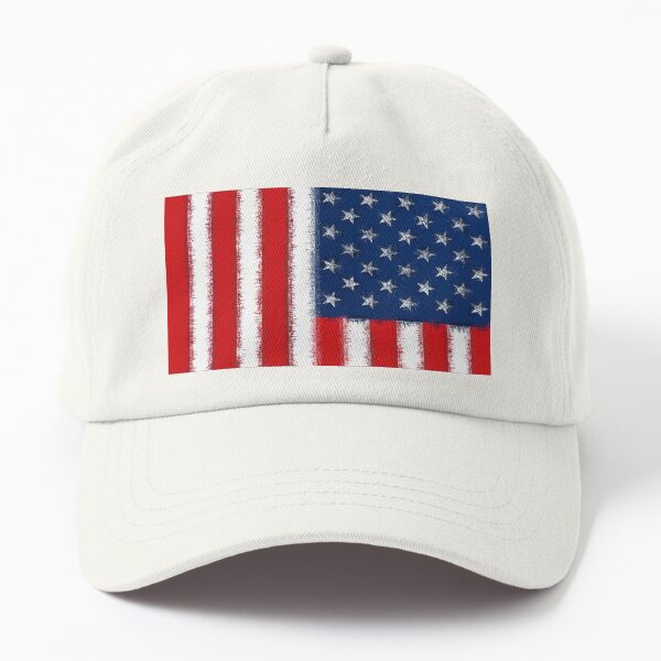Stylish USA American Flag - Edge Thatch Dad Hat